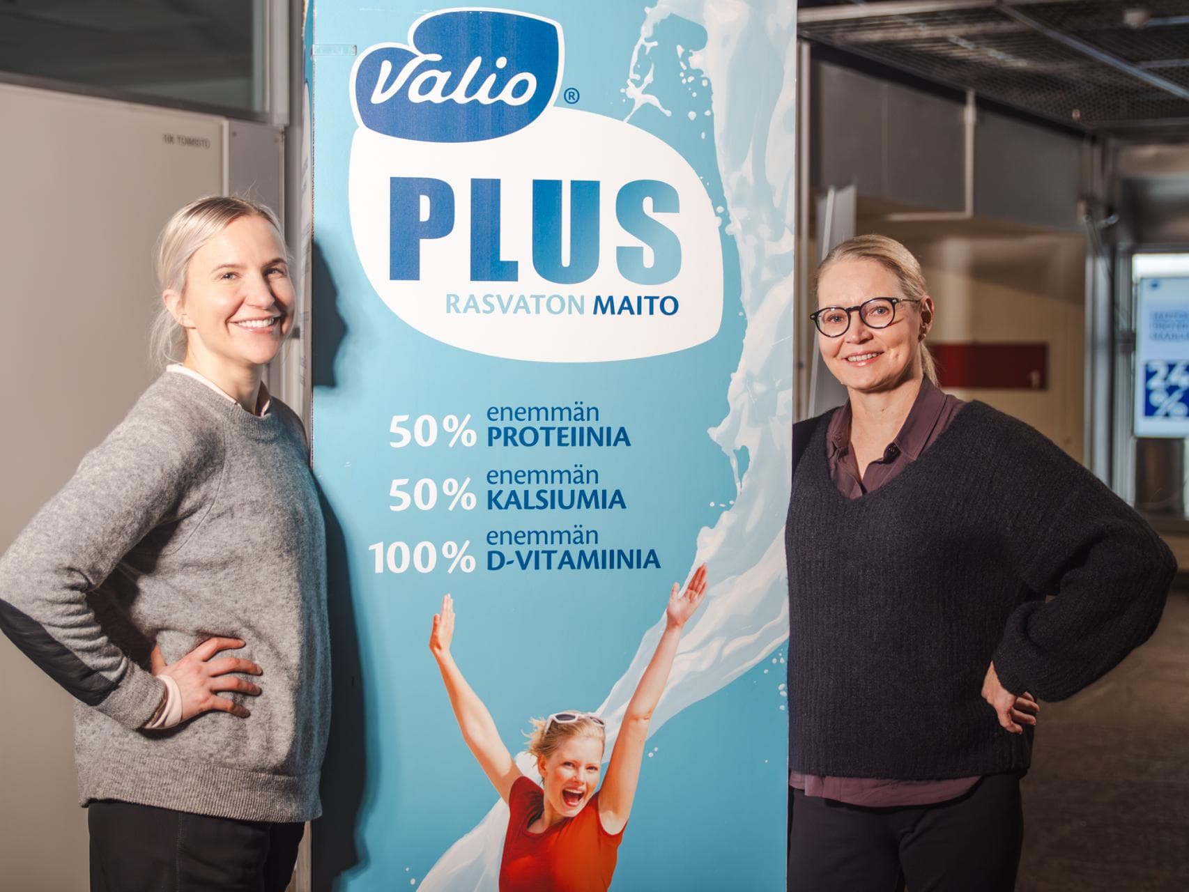 Valion Wellbeing Manager Teija Koivu ja Development Manager Taru Salakka