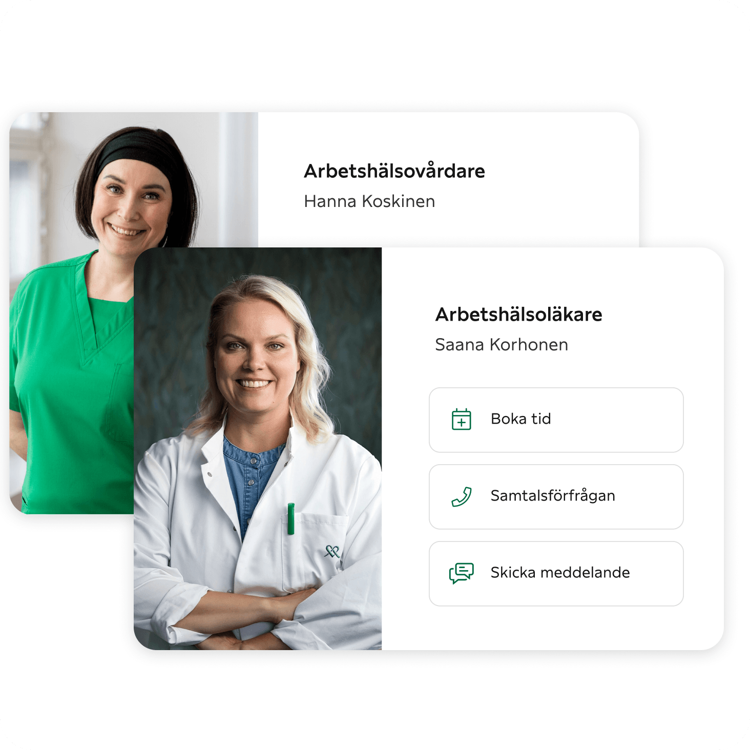 En skarmdump av foretagshalsovard fran Digikliniken