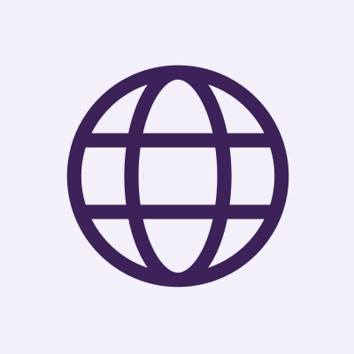 Maapalloa kuvaava ikoni.