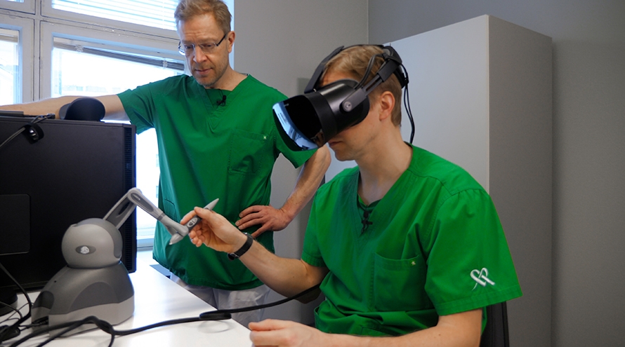 Osgenicin luoma VR-koulutusympäristö käytössä Urheilu Mehiläisessä